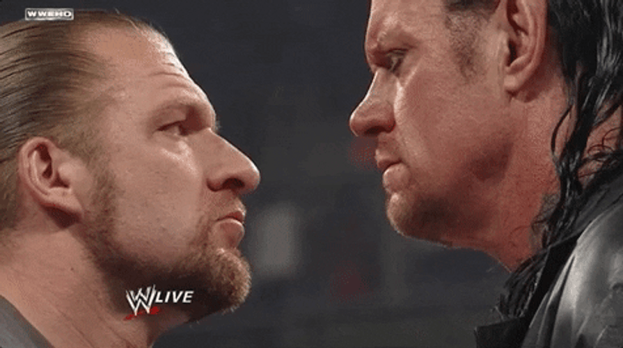 The Undertaker Facing His Opponent GIF