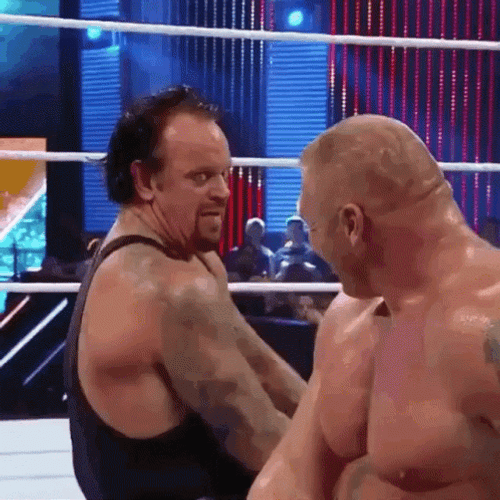 The Undertaker Screaming GIF