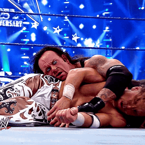 The Undertaker Shocked GIF