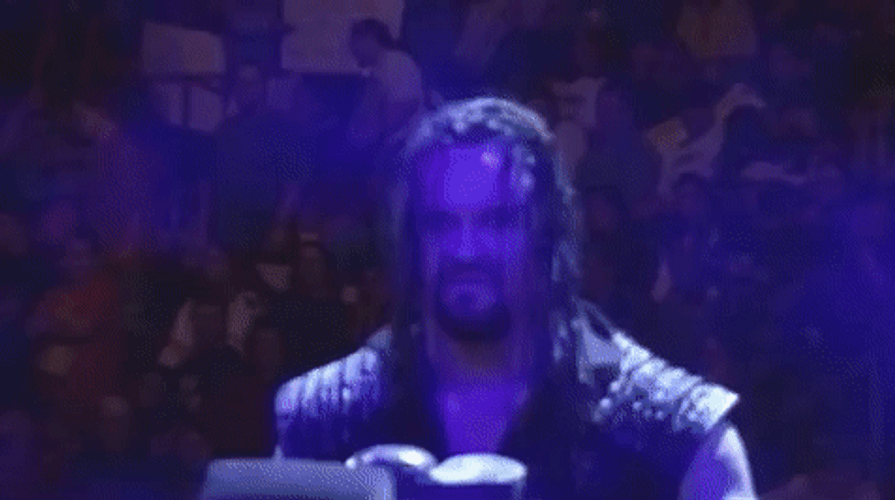The Undertaker Staring GIF