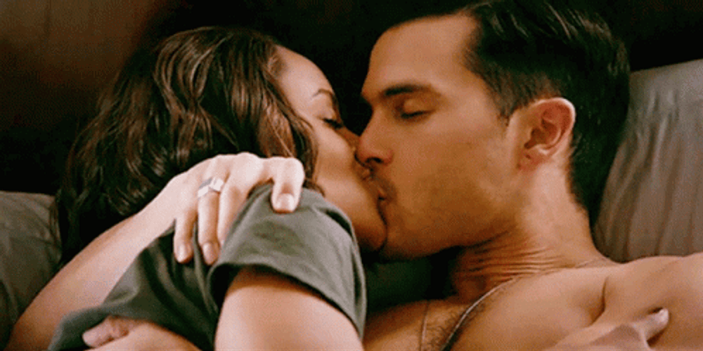 The Vampire Diaries Enzo And Bonnie Hot Kiss GIF