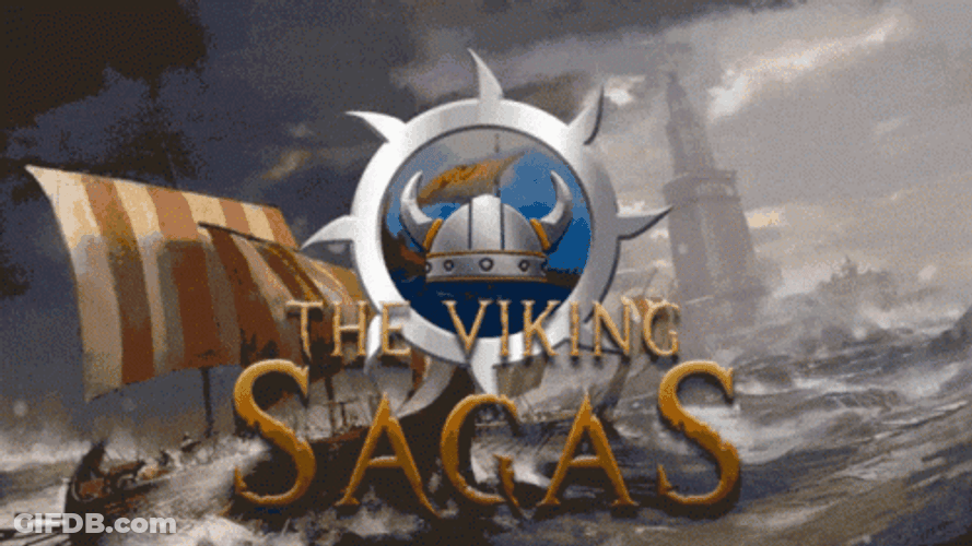 The Viking Sagas Logo GIF