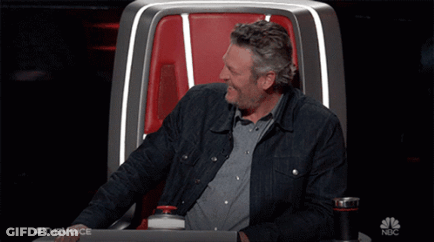 The Voice Judge Knee Slap GIF