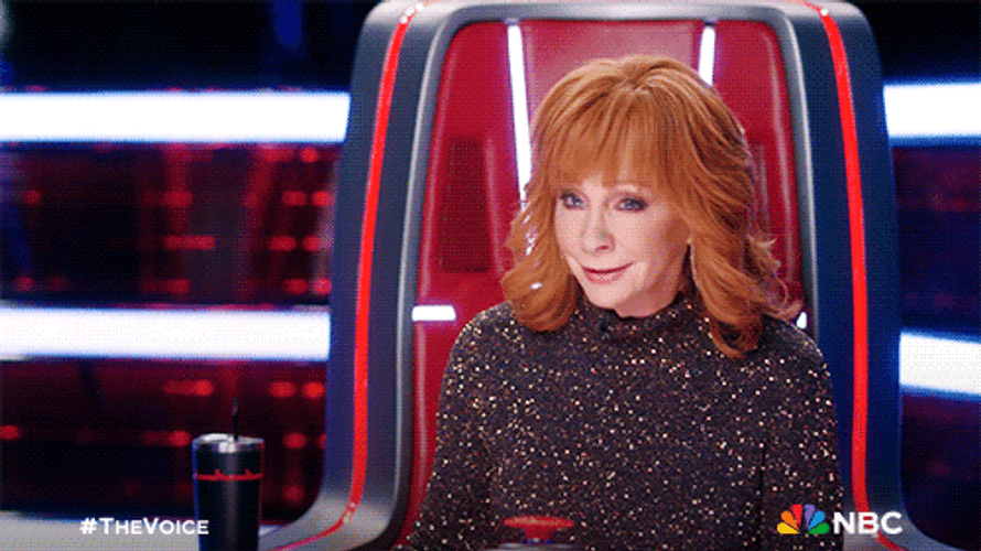 The Voice Reba McEntire Duhhh GIF