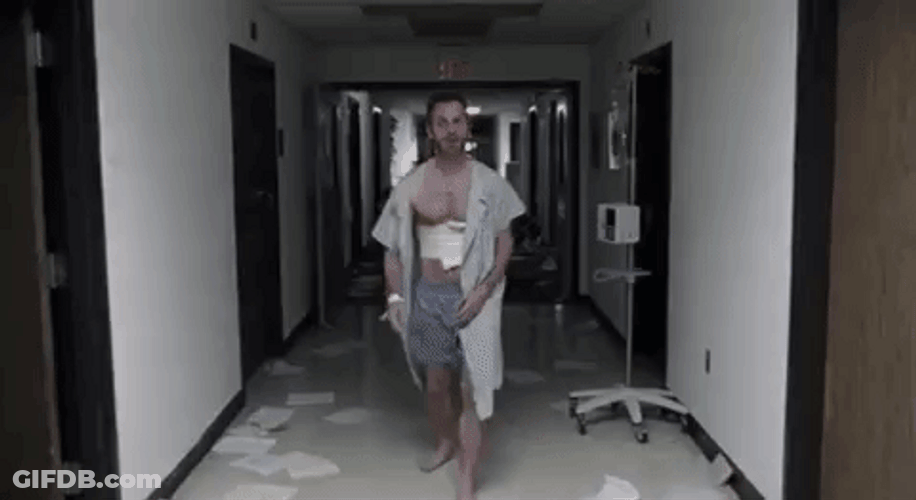 The Walking Dead Hospital Scene GIF