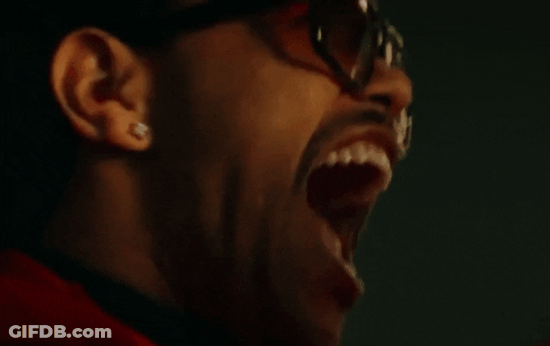 The Weekend Yelling Screaming GIF