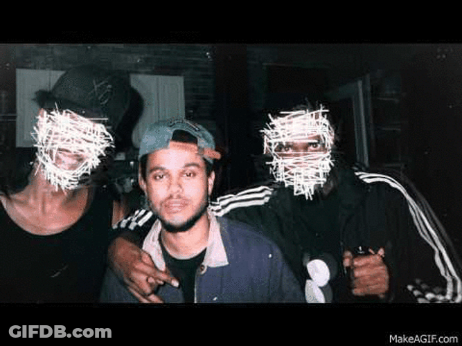 The Weeknd And Friends GIF