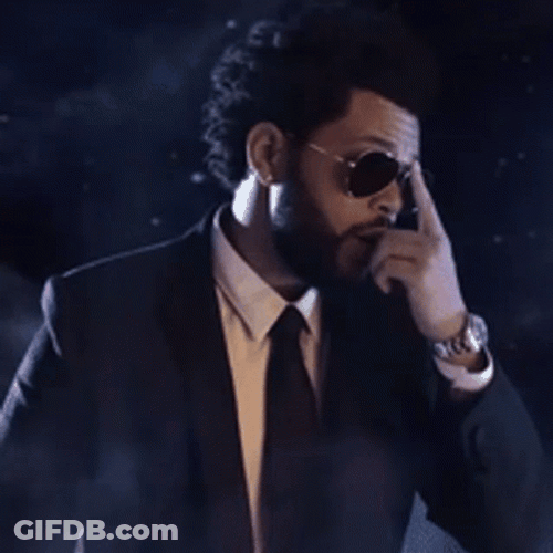 The Weeknd Cool GIF