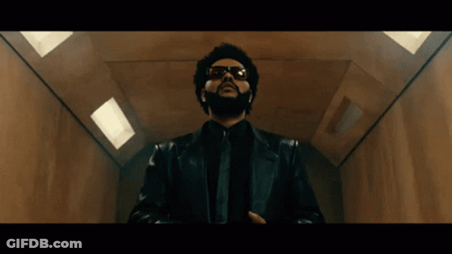 The Weeknd Dramatic Walk GIF