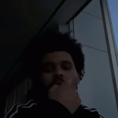 The Weeknd Hand On Face GIF