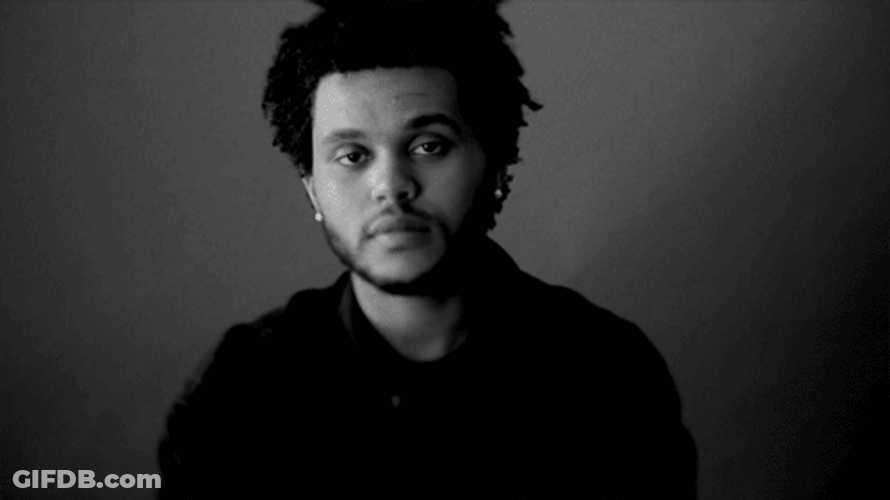 The Weeknd Sad Face GIF
