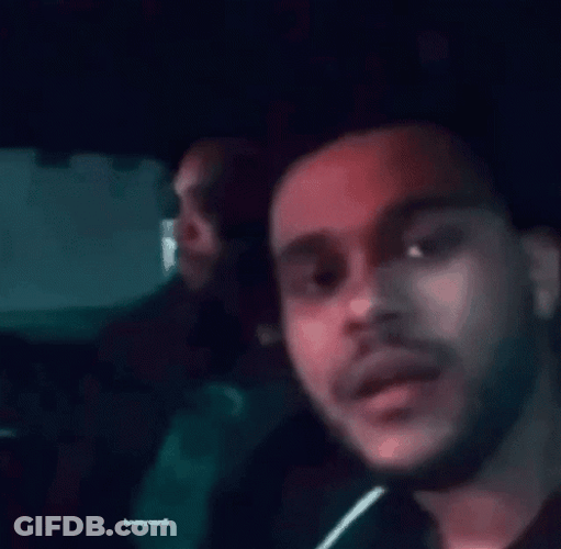 The Weeknd Tongue Out GIF