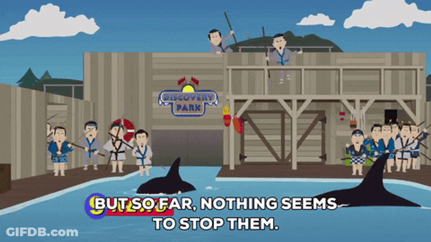 The Whale Attack GIF