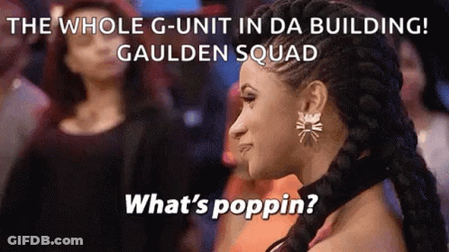 The Whole G-Unit In Da Building ! Gaulden Squad What 'S Popping ? GIF