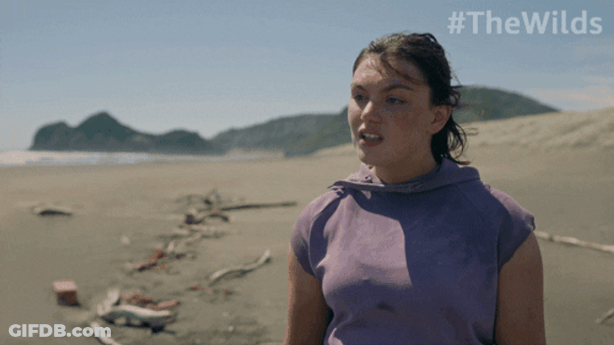 The Wilds Dot Campbell Cast Away And Upset GIF