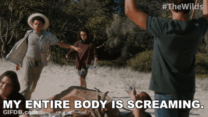 The Wilds Guys Cast Away And Hungry GIF