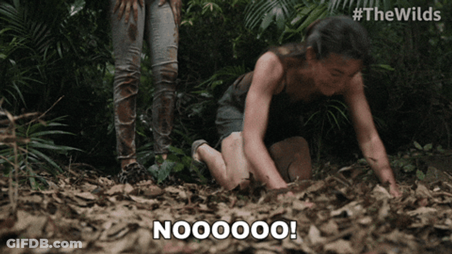 The Wilds Leah Rike Cast Away GIF