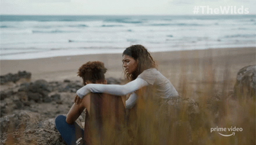 The Wilds Nora And Rachel Cast Away GIF