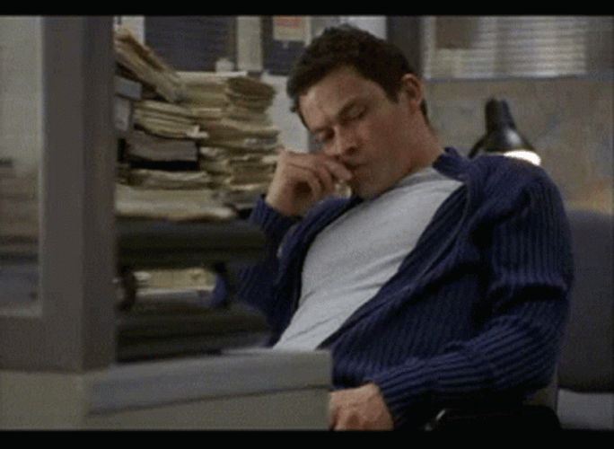 The Wire Jimmy McNulty Stress GIF