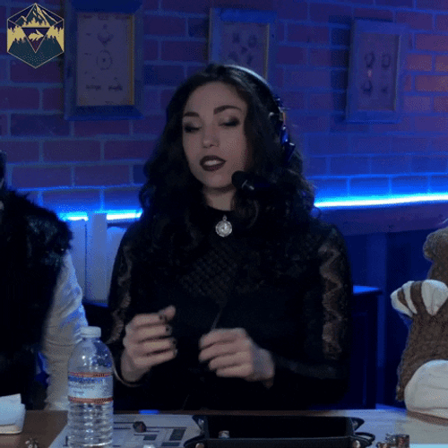 The Witcher Cast Anya Chalotra Magic Hand Gesture GIF