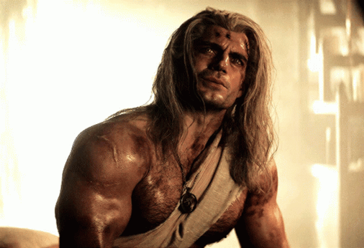 The Witcher Netlix Series Geralt Of Rivia Struggling GIF