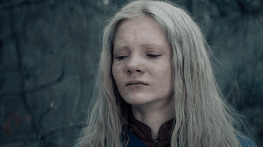 The Witcher Princess Cirilla Of Cintra Sad Face GIF