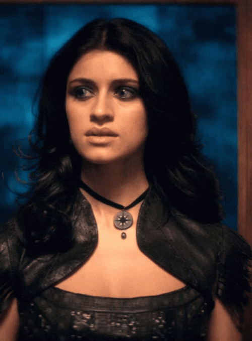 The Witcher Yennefer Of  Vennerberg Nervous Deep Breath GIF