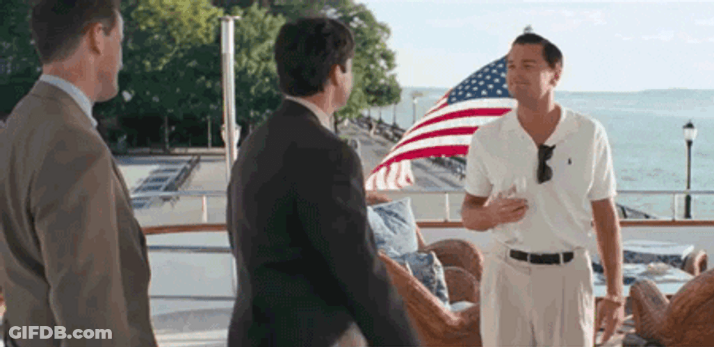 The Wolf Of Wall Street Leonardo DeCaprio Duhhh GIF