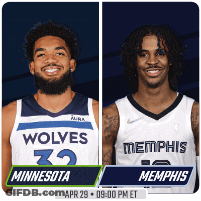 The Wolves And Memphis Are Playing On April 29 GIF