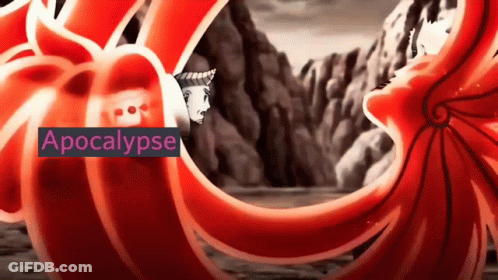 The Word Apocalypse That Is On A Cartoon GIF