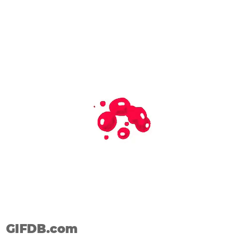 The Word Atlanta Is On A Red Background GIF