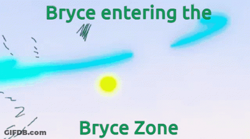 Bryce Text On White Background GIF