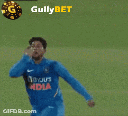 The Word Gully That Is On A Soccer Field GIF