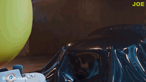 The Word Joe Is On The Bottom Of The Screen GIF