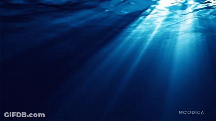 Moodica Text On Blue Background GIF
