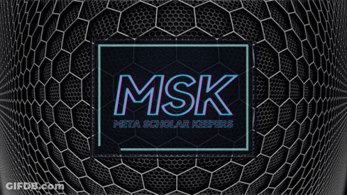 The Word Msk Is Displayed On A Black Background GIF