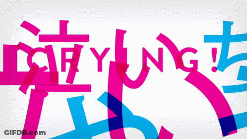 The Word Nice Is Written In Blue And Pink GIF