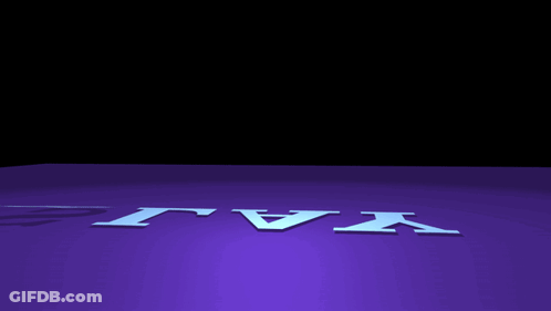 The Word Slay Is Displayed On A Purple Background GIF