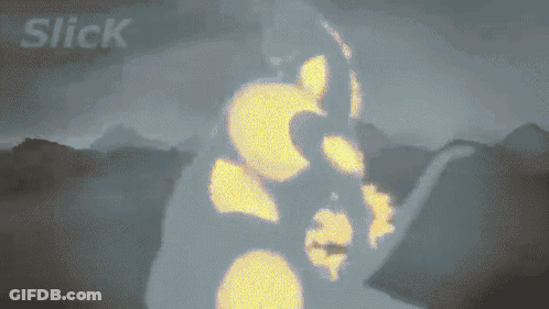 The Word Slick Is On The Bottom Of A Picture GIF