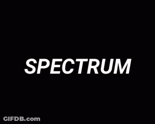 The Word Spectrum That Is Green And Pink GIF