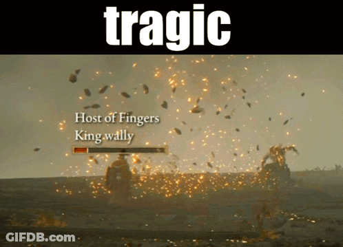 The Word Tragic That Is On A Poster GIF