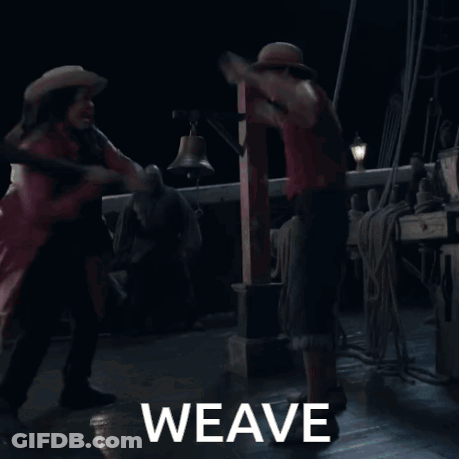 The Word Weave That Is On A Person 'S Body GIF
