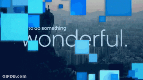 The Word Wonderful That Is On A Screen GIF