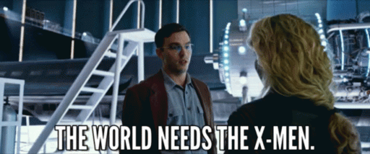 The World Needs The X-Men GIF