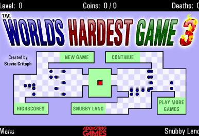 The World 'S Hardest Game 3 Is Being Played GIF
