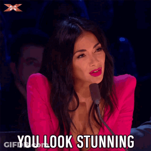 The X Factor Judge You Look Marvelous Stunning GIF