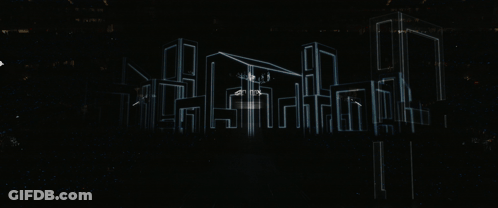 The Year 1989 Is On A Black Background With Birds Flying Around GIF