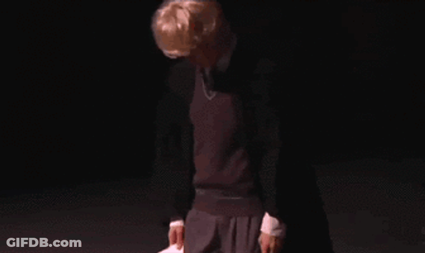 Theater Artist Falling Faceplant On Stage GIF