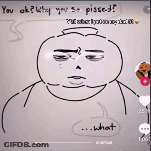 Their Faces When I Put My Dad Fit GIF