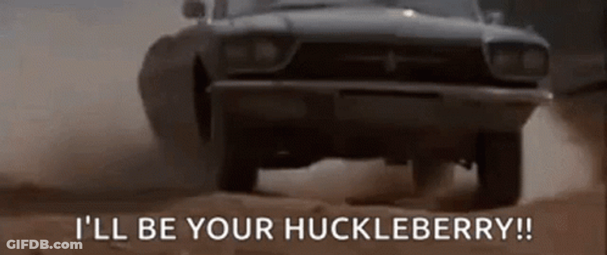 Thelma And Louise Ill Be Your Huckleberry GIF
